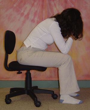 a person practicing slimming qigong